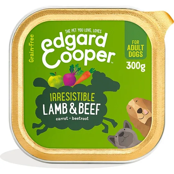 Edgard & Cooper Hondenvoer Lam en Rund Adult 300 g