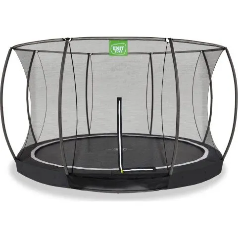 EXIT Black Edition Inground Trampoline Ø366cm - Zwart