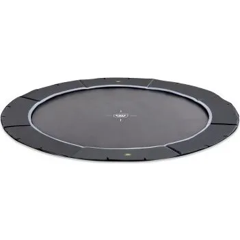 EXIT Dynamic Groundlevel Trampoline 366 cm Zwart