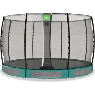 EXIT Allure Classic Inground Trampoline 366 cm Groen met Veiligheidsnet