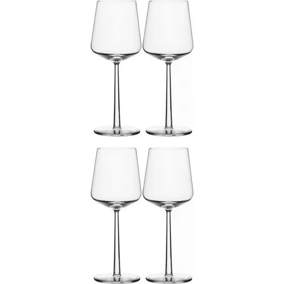 Iittala Essence Rood Wijnglas 450 ml Set van 4
