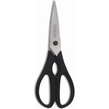 Victorinox Keukenschaar RVS L366, zwart nylon handvat, vaatwasmachinebestendig