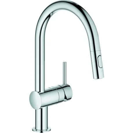 Grohe Minta Keukenkraan met Handdouche Supersteel 32321DC2