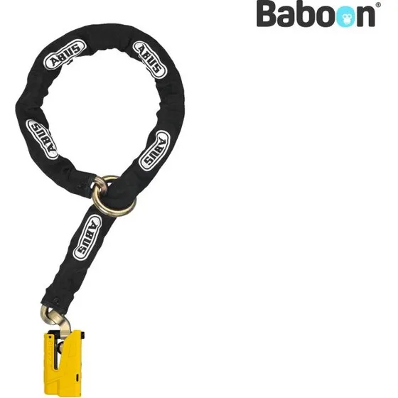 ABUS GRANIT Detecto XPlus 8077 + 120 cm Ketting Geel