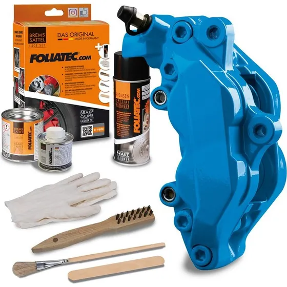 Foliatec Remklauwverf R-Blauw | 3-componenten set