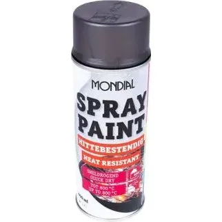 Mondial Spray Hittebestendig Antraciet 400ml
