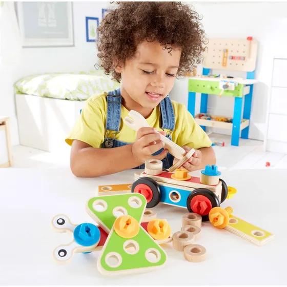 Hape Bouwset Basic 42 delen, vanaf 3 jaar