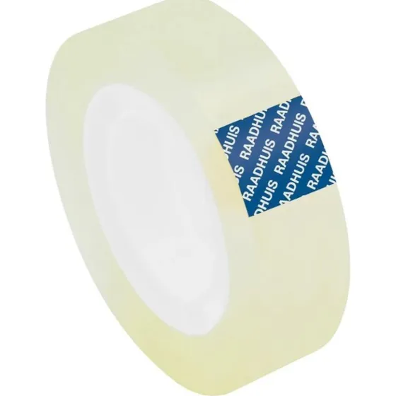 Raadhuis Transparant Plakband 15mm x 33m