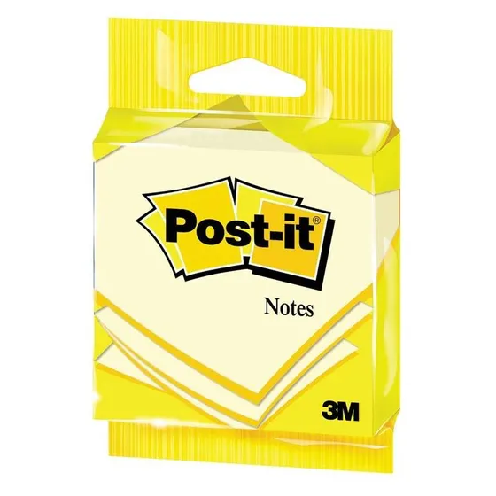 3M Post-it Kanariegeel 76x76 mm, 100 vellen
