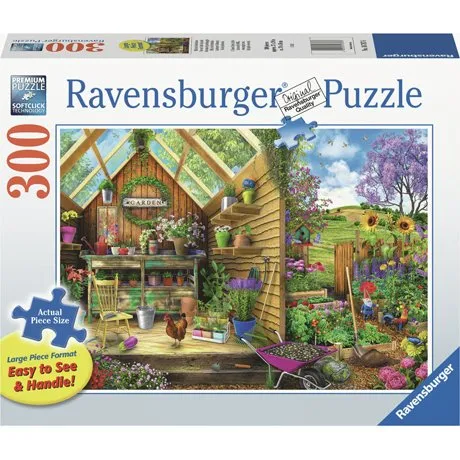 Ravensburger Blik in het Tuinhuis Puzzel 300 stukjes