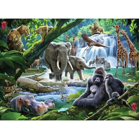 Ravensburger Jungle Dieren 100st XXL Puzzel