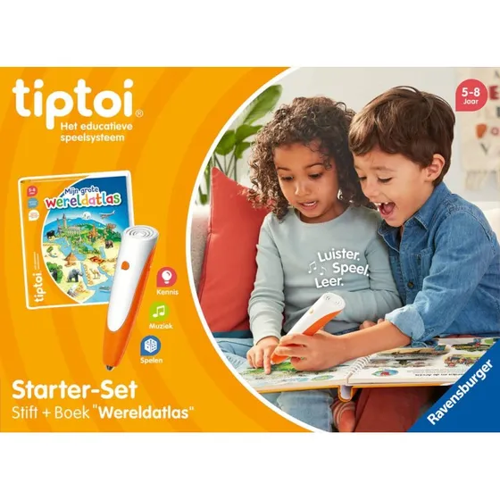 Ravensburger Tiptoi Starterset Mijn Grote Wereldatlas