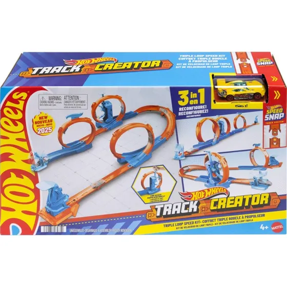Hot Wheels Track Creator 3 in 1 - Triple Loop Speed Kit