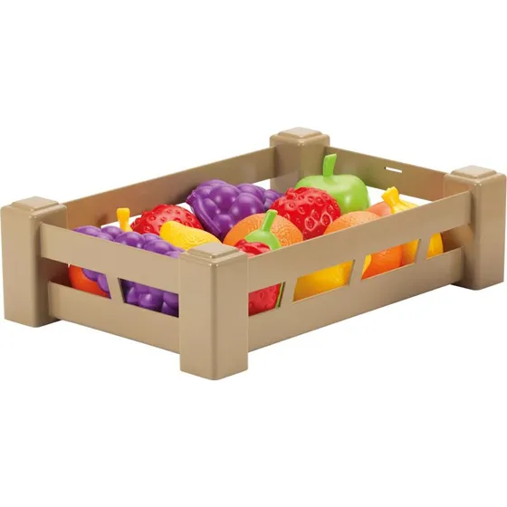 Ecoiffier 100% Chef Fruit of Groenten in Kratje