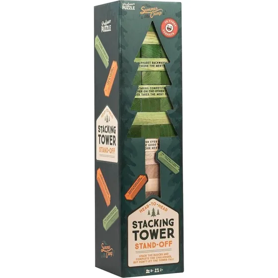 Professor Puzzle Giant Stacking Tower Stand-Off