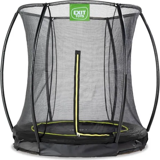 EXIT Silhouette Inground Trampoline 427 cm met Veiligheidsnet Roze