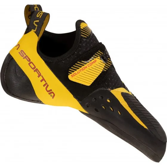 La Sportiva Solution Comp Klimschoenen Black/Yellow 39.5