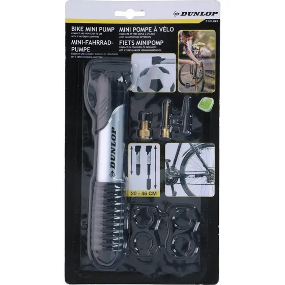 Dunlop Mini Fietspomp Grijs 6 Bar