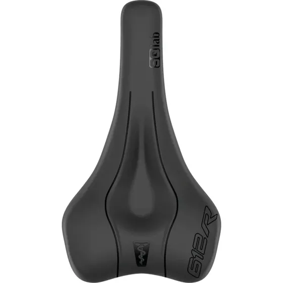 SQlab 612 Ergowave® R S-Tube Zadel Carbon Zwart 14cm