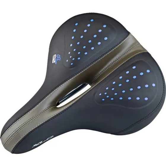 XLC Globetrotter Fietszadel Heren Zwart/Zilver