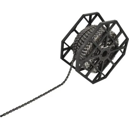 KMC X10 Fietsketting 11/128" Zilver/Zwart 50m