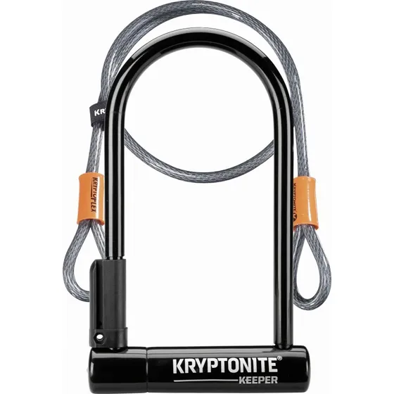Kryptonite Keeper 12 Standard Beugelslot met Kabel