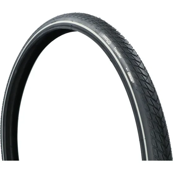 Dresco Anti-Lek Buitenband Traveller 28 x 1.60 (42-622) Zwart met Reflectie