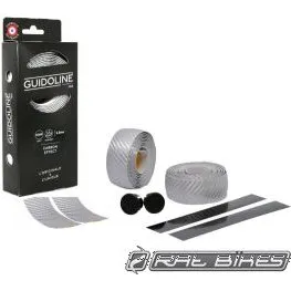 Velox Carbon Look Stuurlint 2,5x30mm Wit (2 stuks)