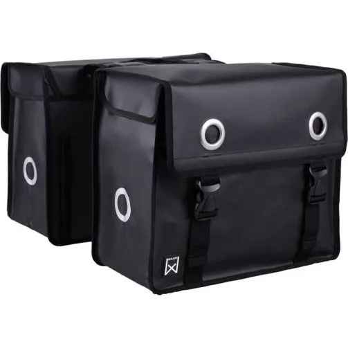 Willex Dubbele Bagagedrager Tas 40L Zwart