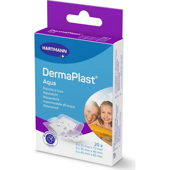 Dermaplast Aqua Waterdichte Wondpleisters 20 stuks