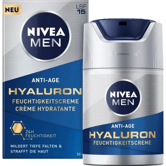 NIVEA MEN Anti-Age Hyaluron Moisturiser 50 ml met SPF 15