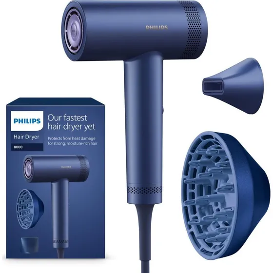 Philips 8000 Series Föhn BHD839/10 - Blauw
