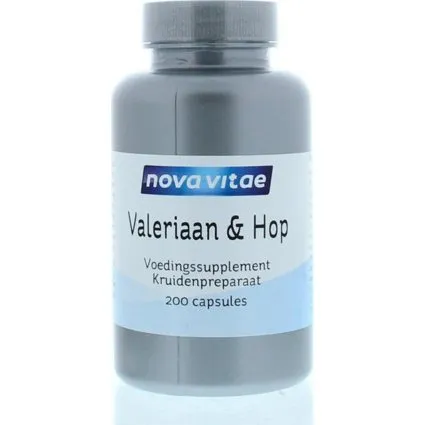 Nova Vitae Valeriaan & Hop 200 Capsules