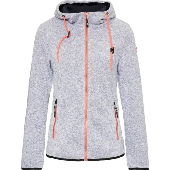Nordberg Elise Fleece Vest Dames Lichtblauw Melange