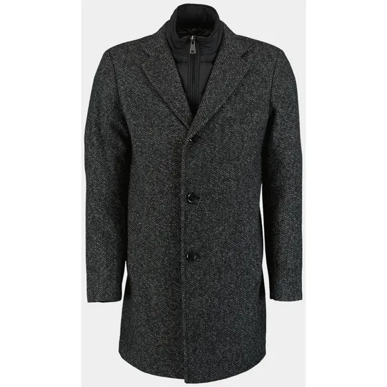 Commander Wollen Jas Zwart 70% Wol 30% Polyester