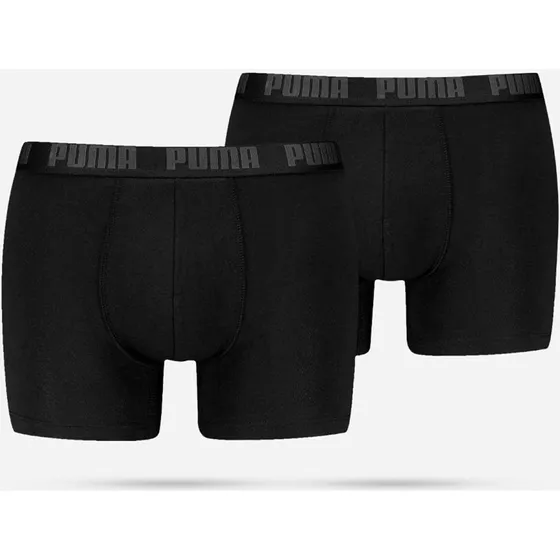 Puma Everyday Basic Boxer 2-Pack Zwart/Phantom M