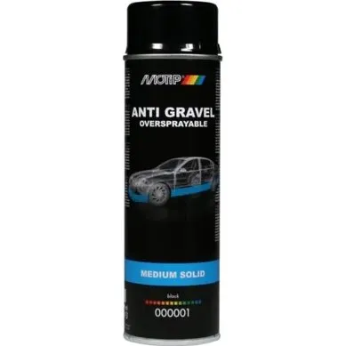 Motip Anti-Steenslag Spuitbus 500ml Zwart