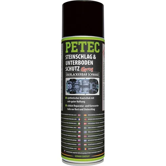PETEC Steenslag- en bodembescherming zwart 500 ml