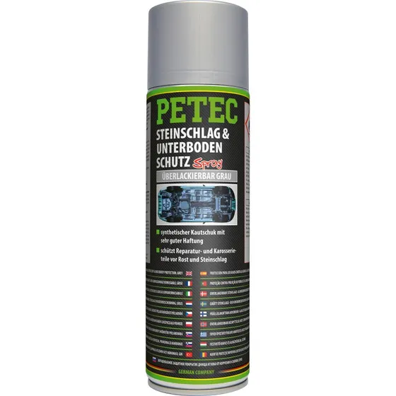 Petec Steenslag- en bodembescherming Spray Grijs 500 ml
