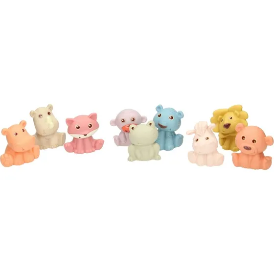 Baddieren in Netje 3st - Pastelkleurig, vanaf 6 maanden