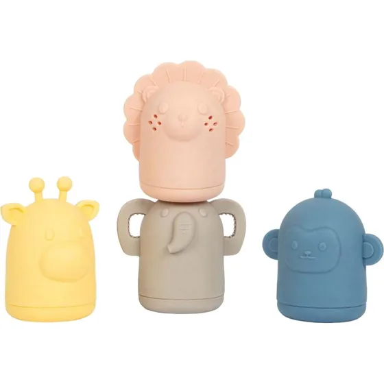 Small Foot Siliconen Badspeelgoed Set van 4 Dieren