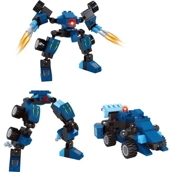 Titan Transformeer Bouwset Blauw (71 onderdelen)