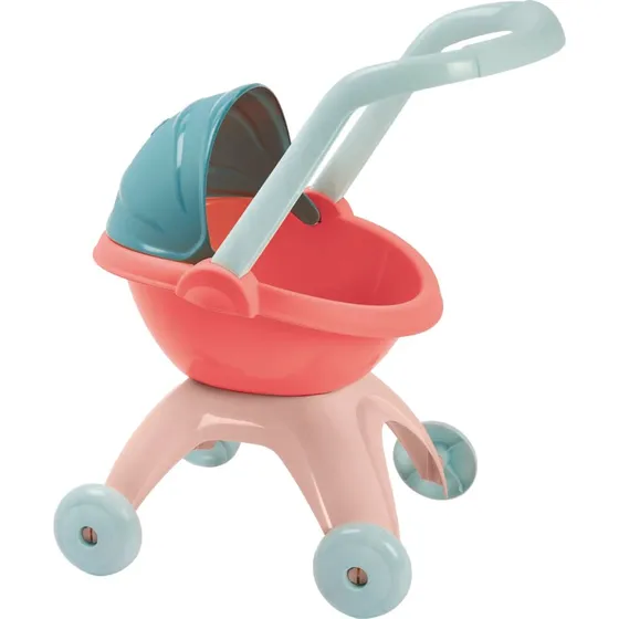Ecoiffier Nursery Poppenwagen Pastel, 51 x 45 x 31 cm