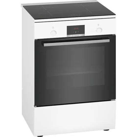 Bosch HLR390020 Wit Vrijstaand Inductiefornuis
