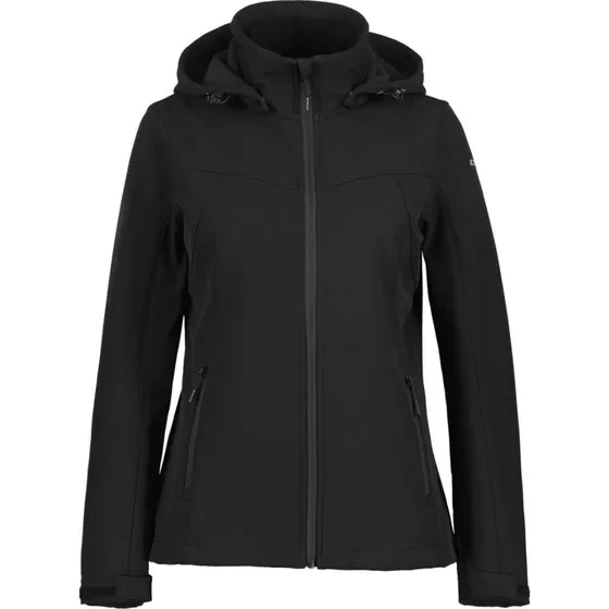Icepeak Brenham Zwart Dames Softshell Jack
