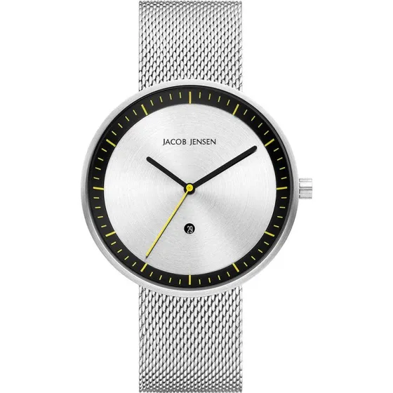 Jacob Jensen Strata JJ277 Herenhorloge 41mm RVS Zilver