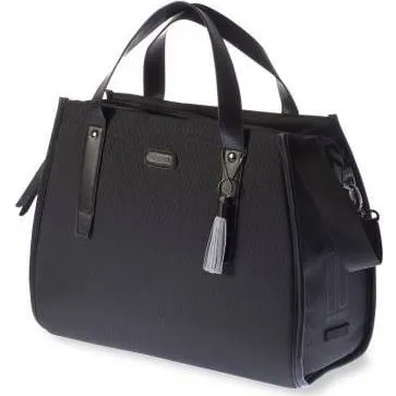 Basil Noir Business Bag 17L zwart snake print