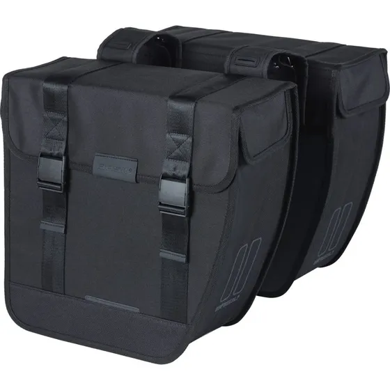 Basil Tour XL Dubbele Fietstas Zwart 35L
