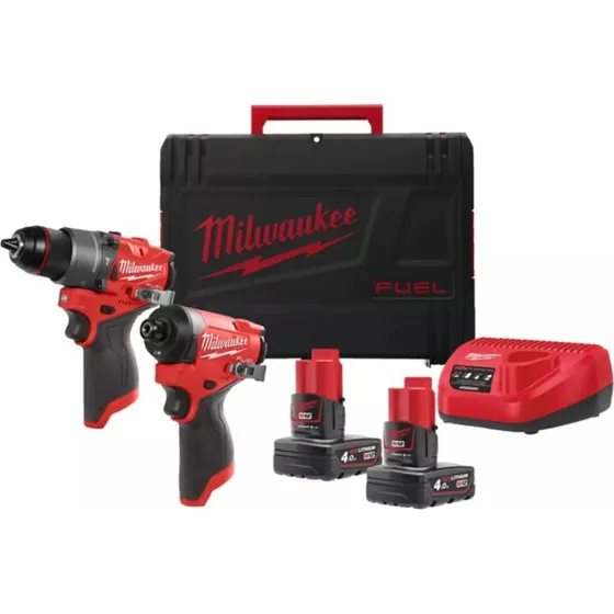 Milwaukee M12 FPP2A2-402X 12V 4.0Ah Accu Combiset (2x4.0Ah)