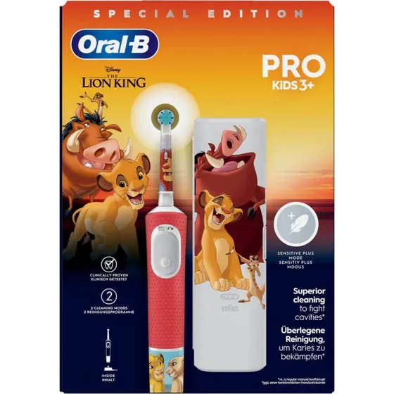 Oral-B Pro Kids 3+ Elektrische Tandenborstel Lion King + Reisetui